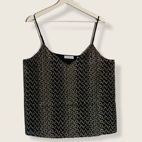 Equipment - Layla Cami - Silk/Lurex - Sz XL - Picture 3 of 10